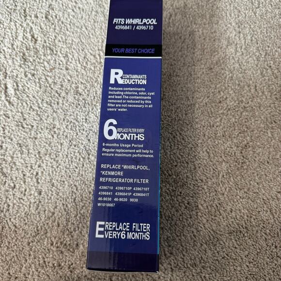 NEW Alpine Water Refrigerator Water Filter Fits WP 4396841 / 4396710 - Picture 2 of 11